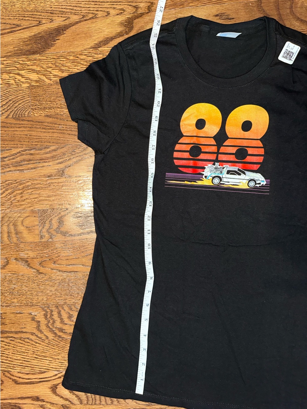NWT - Retro 80s Graphic Tee Shirt - DeLorean Back to the Future 1980s - Size S - Picture 7 of 8